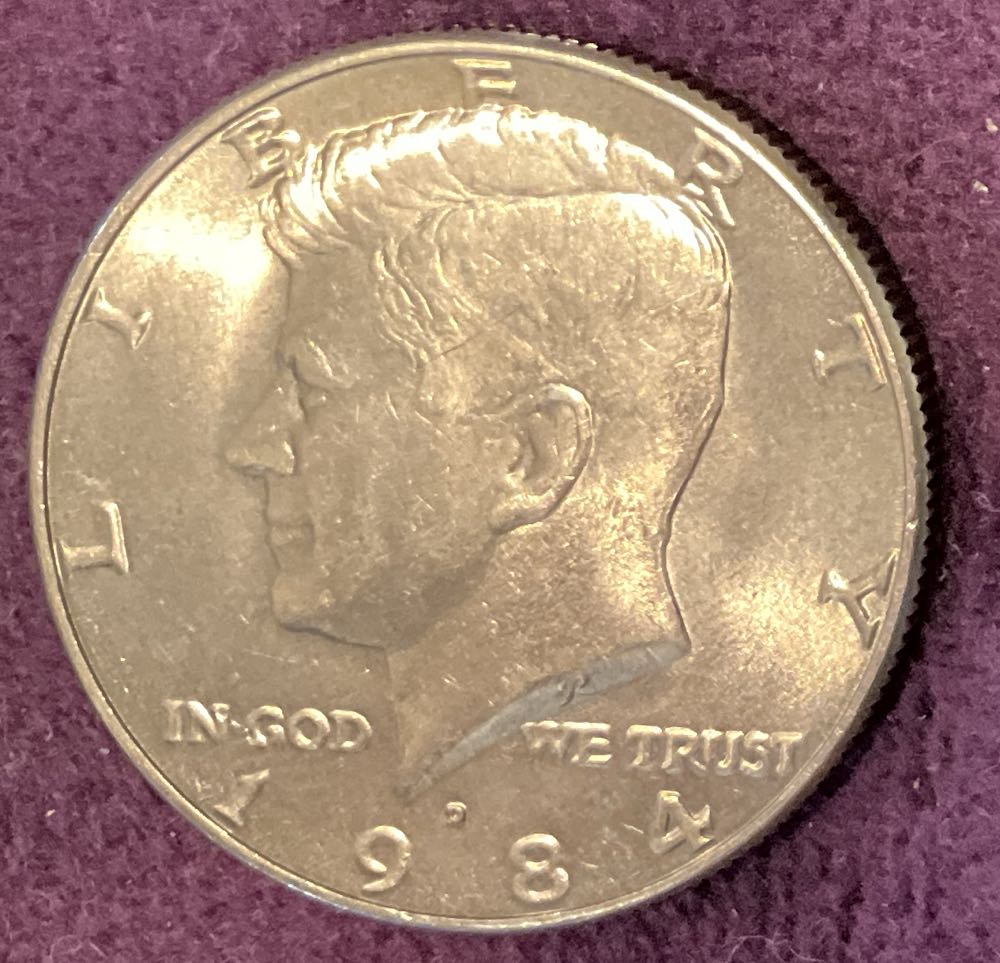 Half Dollar JFK 1984 D 2  coin collectible - Main Image 3