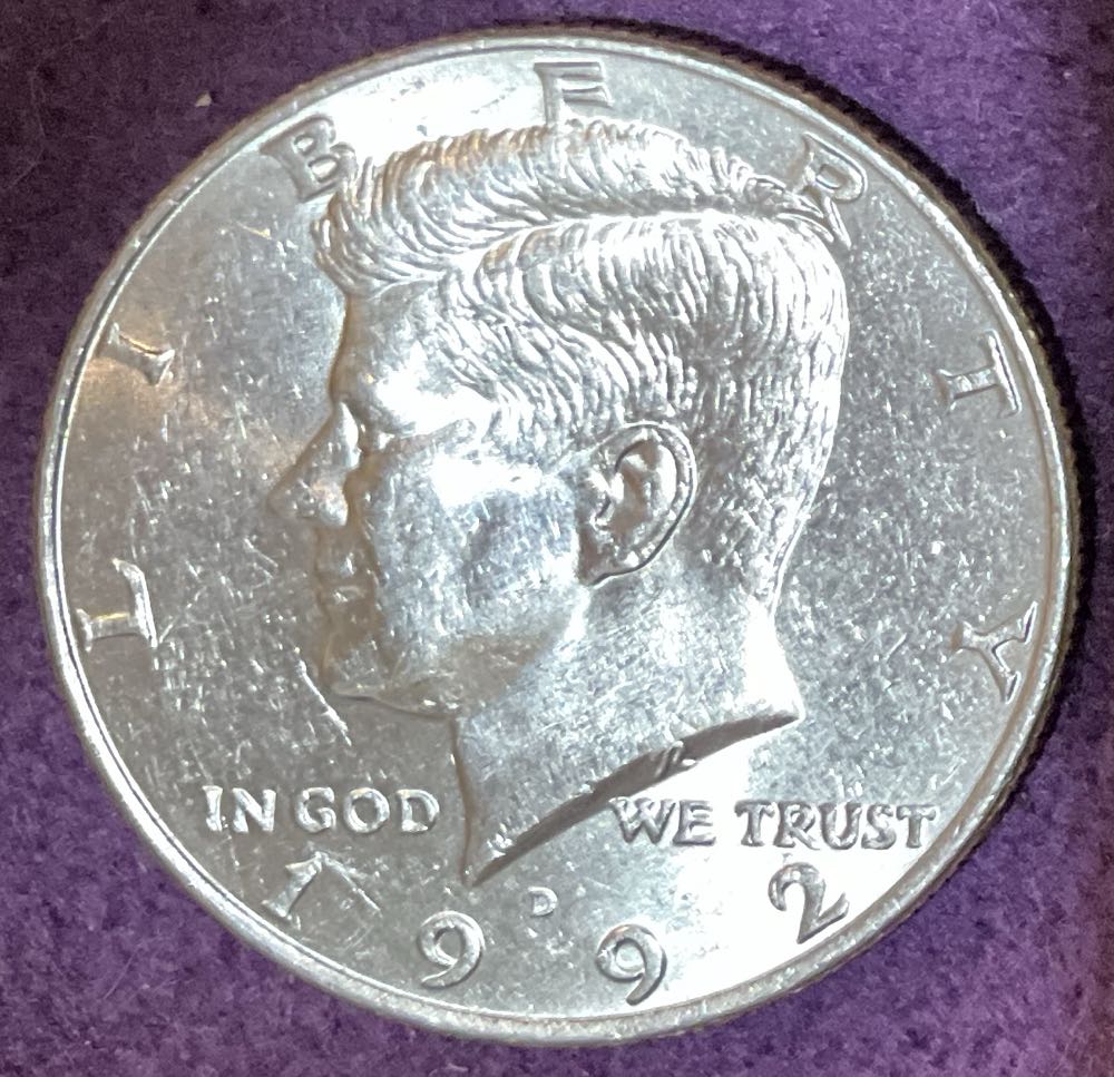 Half Dollar JFK 1992 D 3  coin collectible - Main Image 3