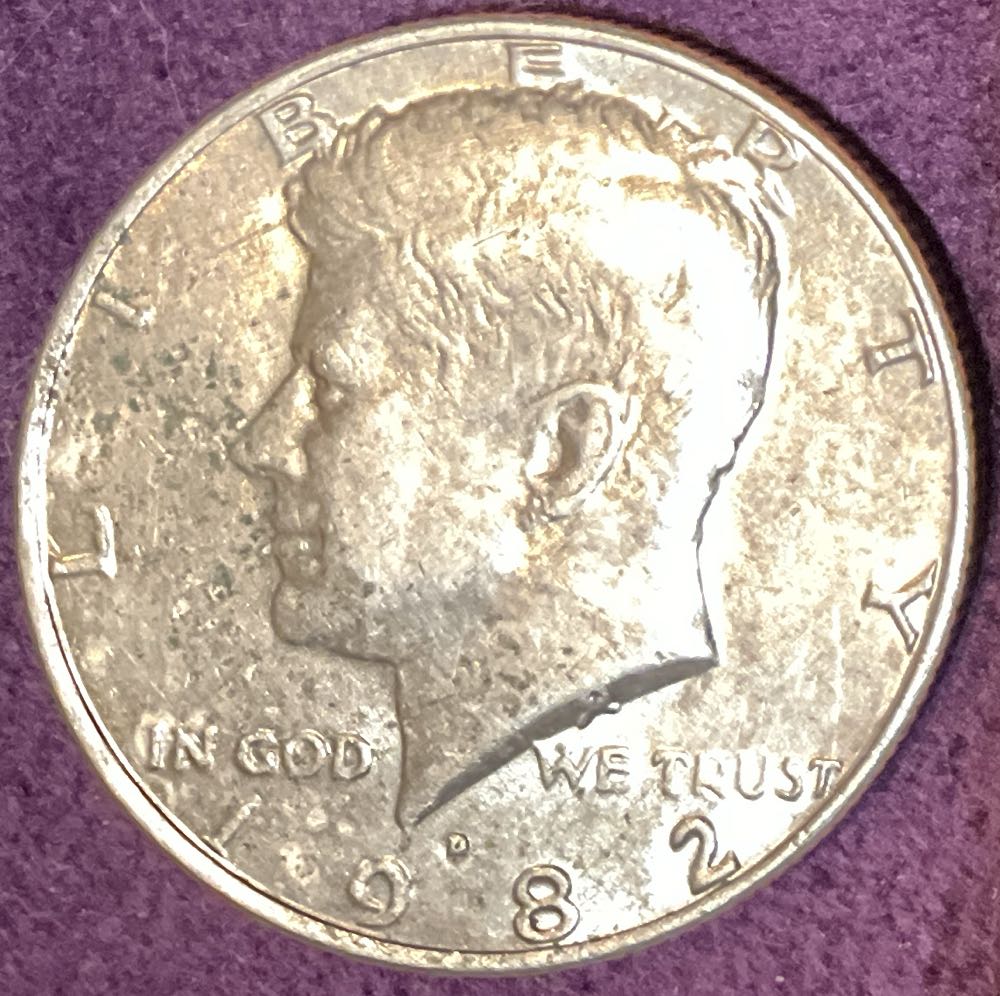 Half Dollar JFK 1982 D 2  coin collectible - Main Image 3