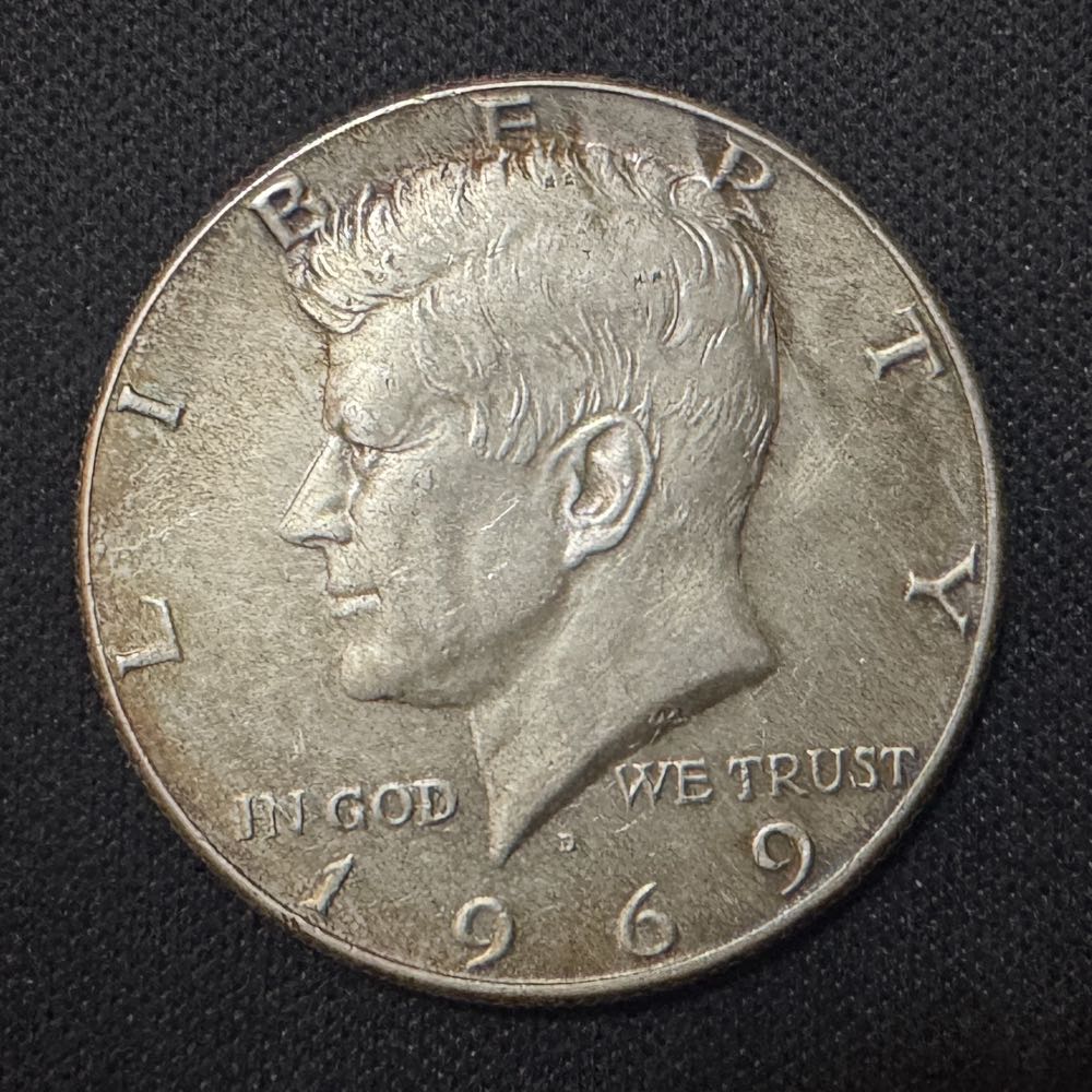 Kennedy Half Dollar - 1969 D ⭐️  coin collectible - Main Image 2