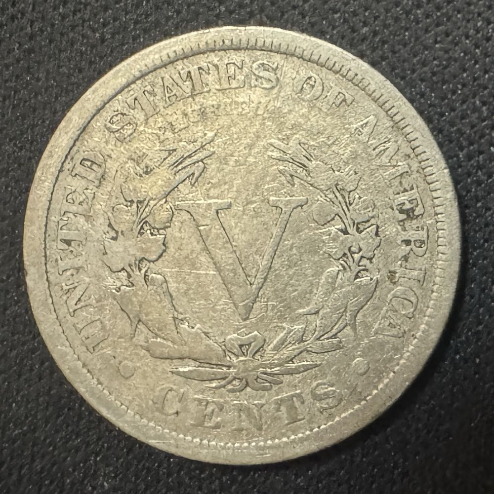 V Nickel - 1899   coin collectible - Main Image 2