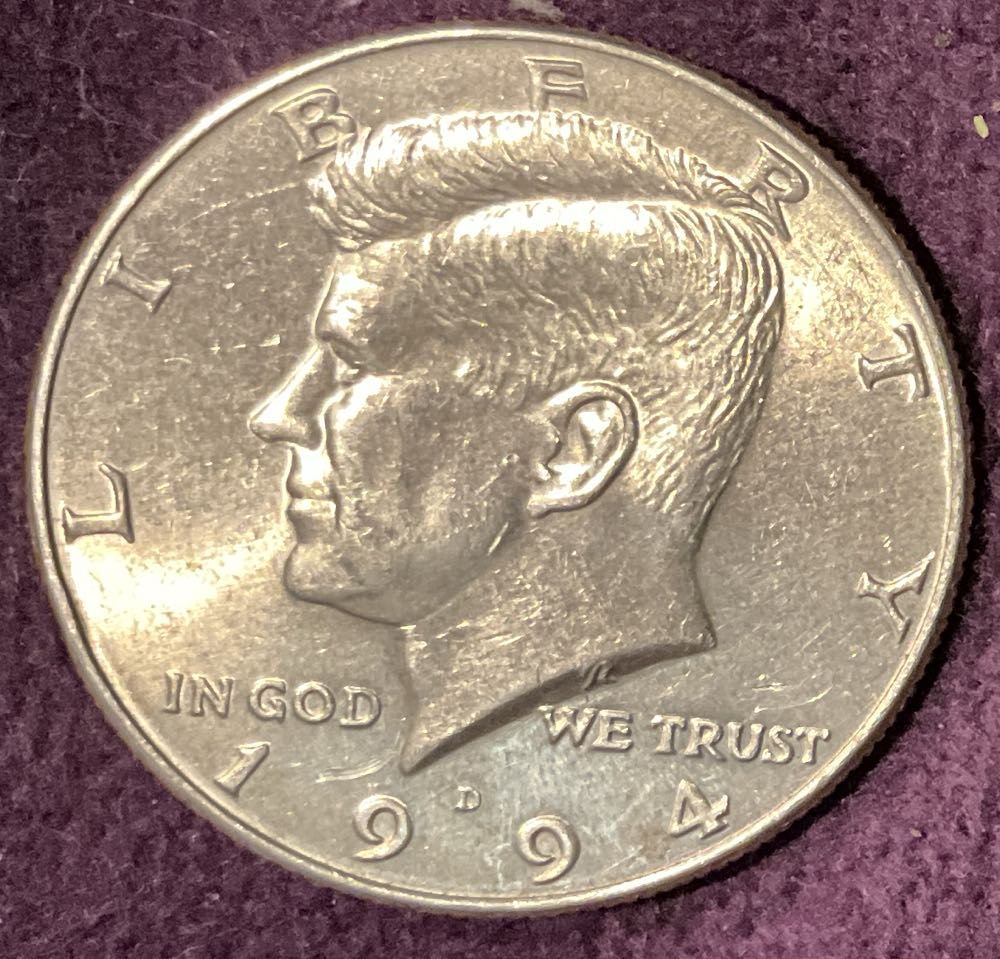 Half Dollar JFK 1994 D 3  coin collectible - Main Image 3