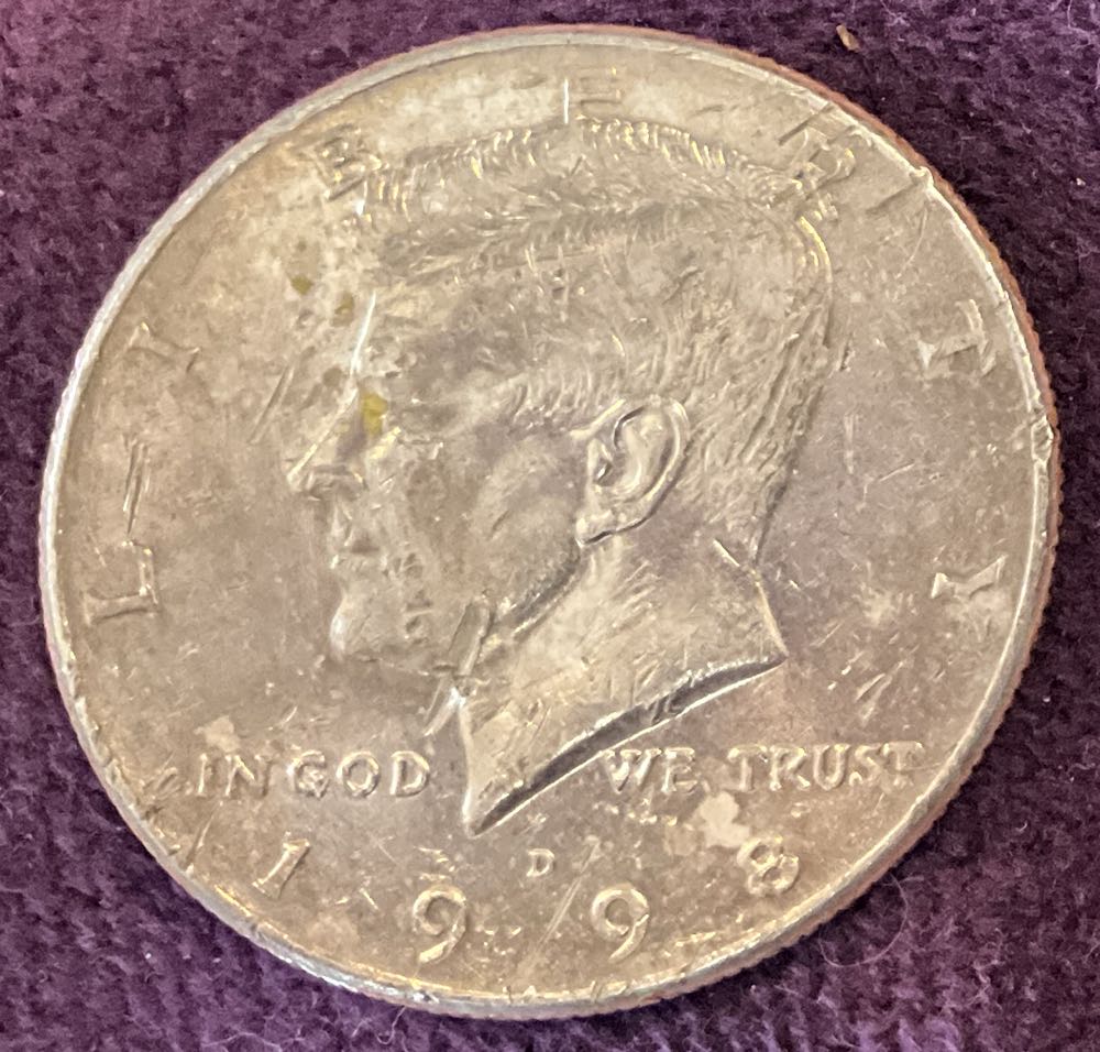Half Dollar JFK 1998 D 1  coin collectible - Main Image 3
