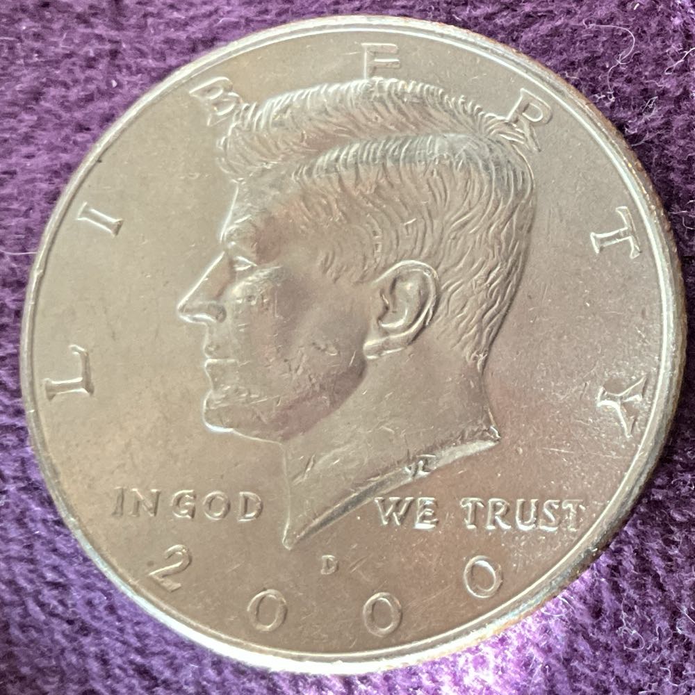 Half Dollar JFK 2000 D 5  coin collectible - Main Image 3