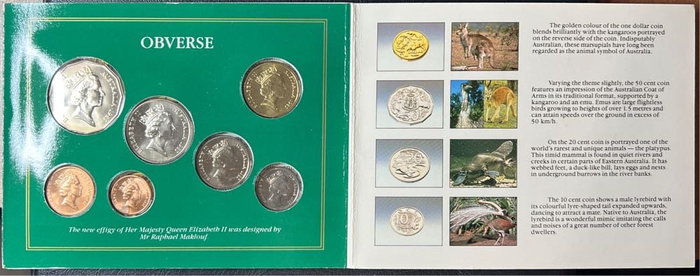 1985 Royal Australian Mint Mint Set Uncirculated Coin Collection  coin collectible - Main Image 3