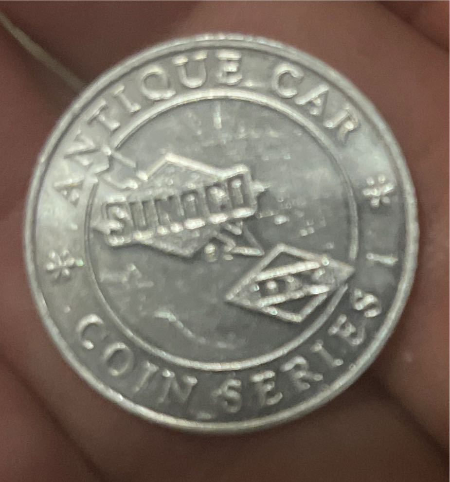 Sunoco Antique Car Series 1 Mercer Raceabout 1911 Coin  coin collectible - Main Image 2