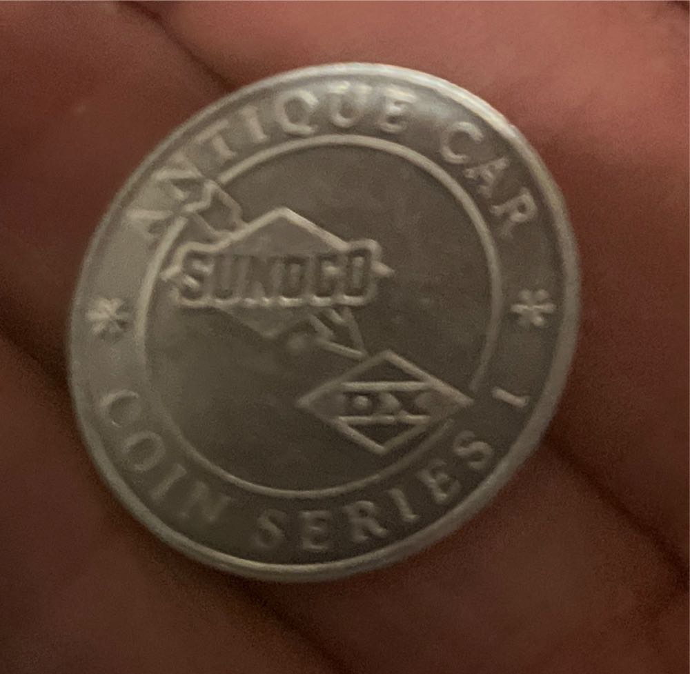 Sunoco Antique Car Series 1 Packard Twin Six 1915 Coin  coin collectible - Main Image 2