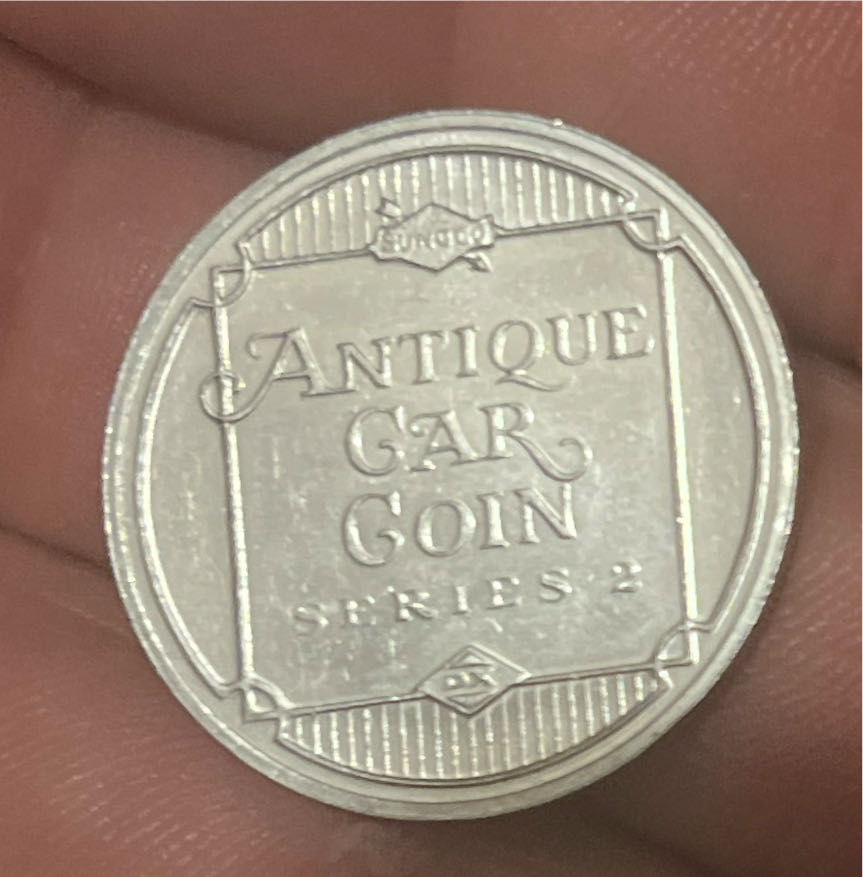 Sunoco Antique Car Series 2 Moon Touring Car 1917 Coin  coin collectible - Main Image 2