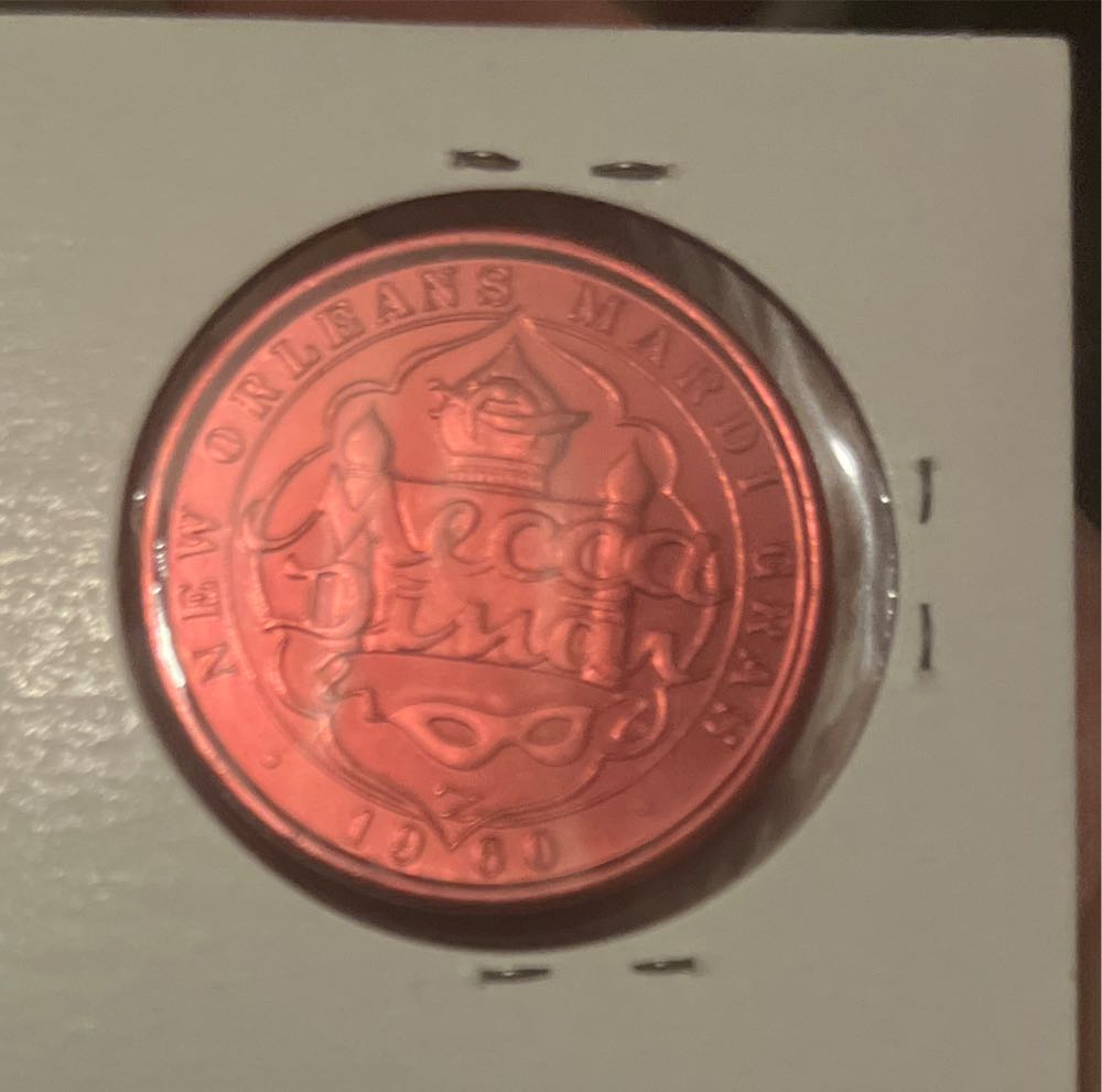 1968 Mardi Gras Mecca Dimar World of Fantasy Token  coin collectible - Main Image 2