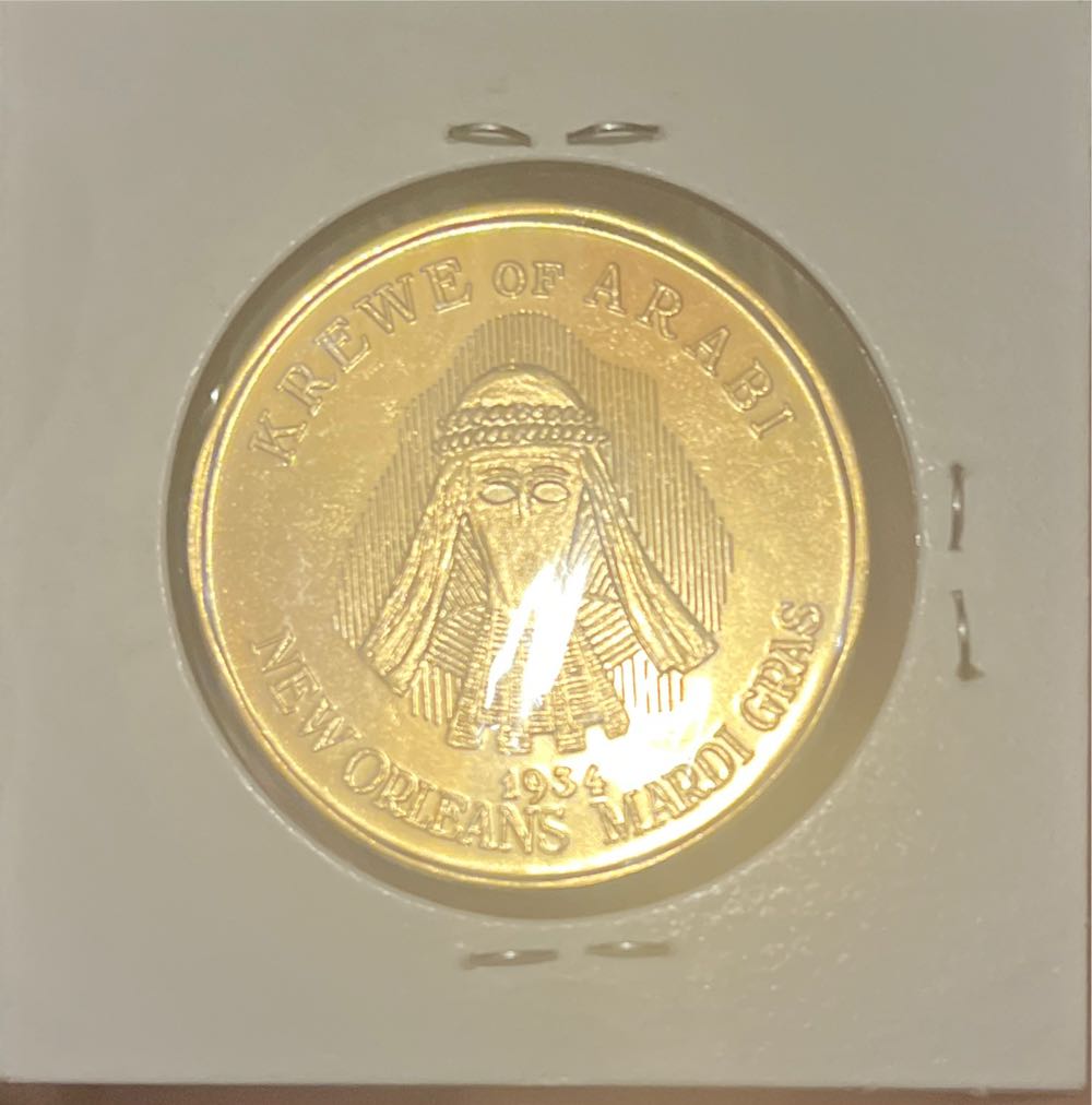 1983 Mardi Gras Arabi Melodies of Yesteryear Token  coin collectible - Main Image 2