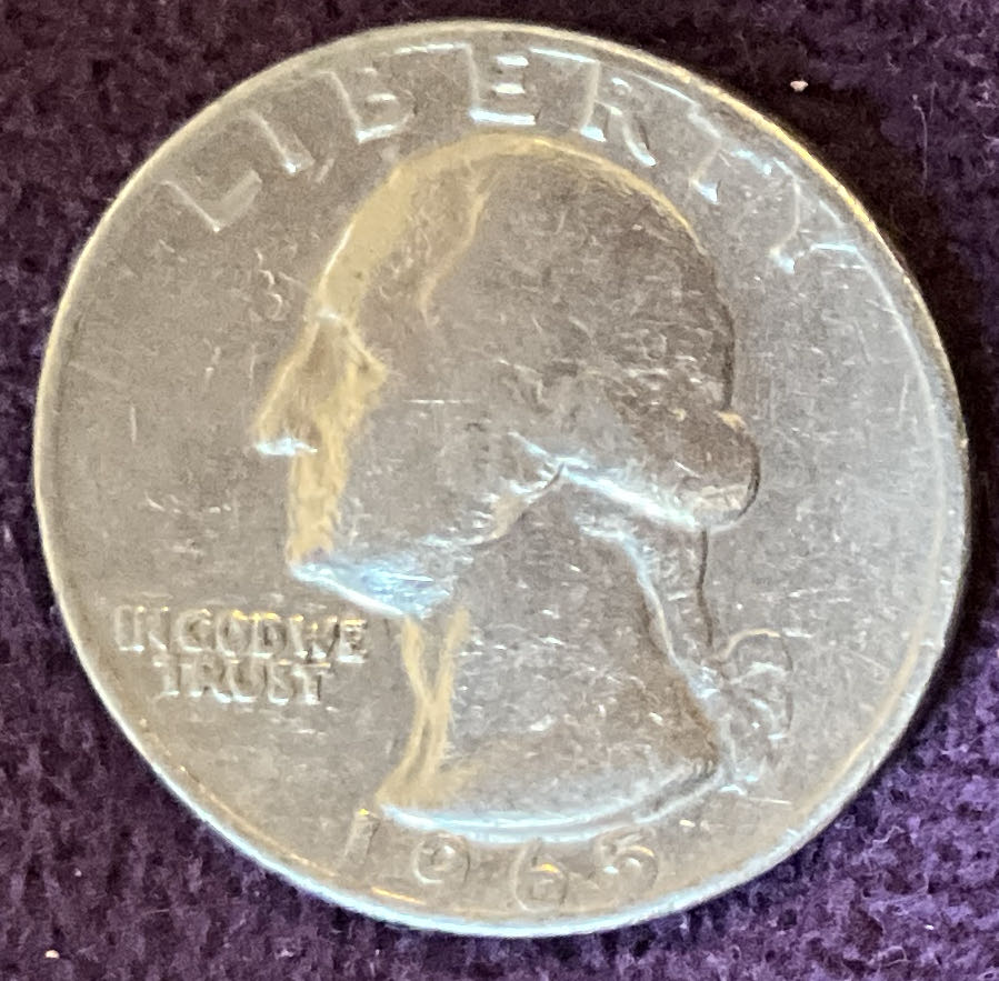Quarter Washington 1965 16  coin collectible - Main Image 3