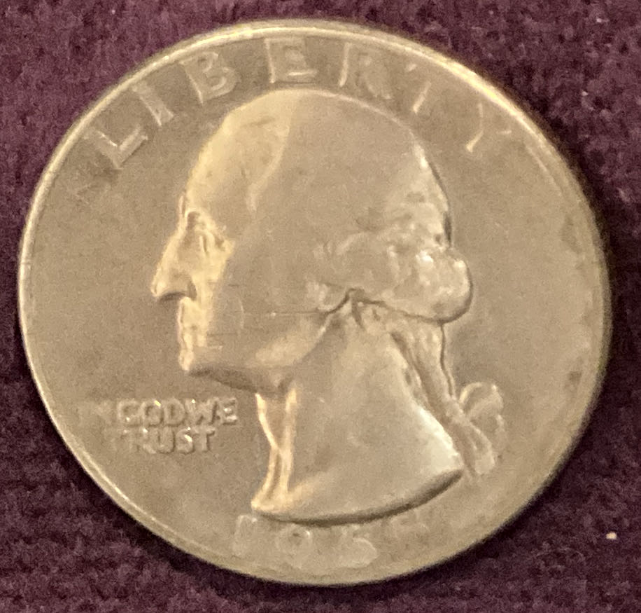 Quarter Washington 1965 26  coin collectible - Main Image 3