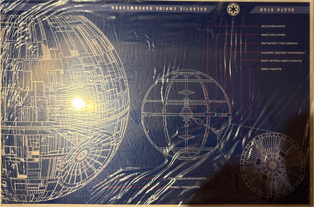 Star Wars Blueprints - Death Star  coin collectible - Main Image 3