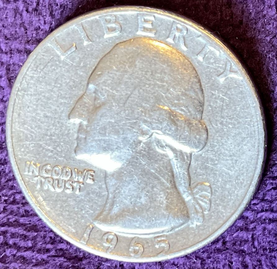 Quarter Washington 1965 66