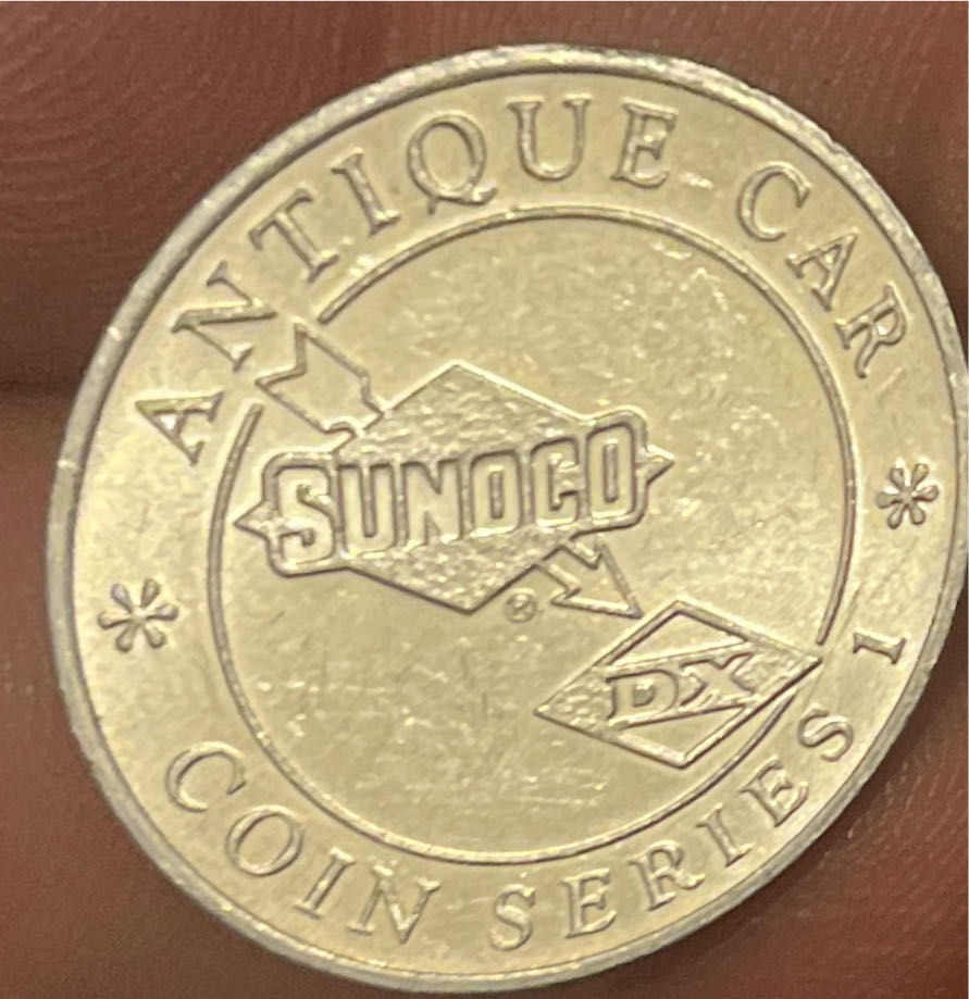 Sunoco Antique Car Series 1 Pierce Arrow Model 66 1917 Coin  coin collectible - Main Image 2