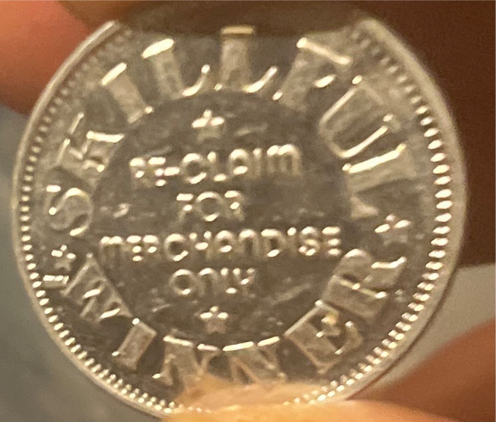 Central Pier Arcade Atlantic City, New Jersey Skillful Winner Token  coin collectible - Main Image 2