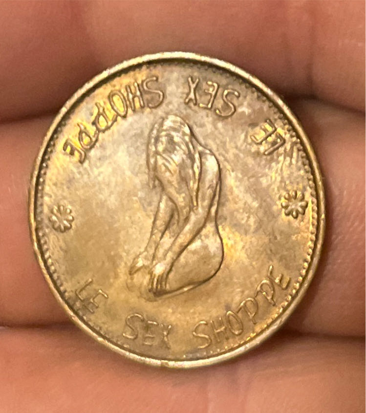 LE Sex Shoppe LA’s Finest Adult Reading Token  coin collectible - Main Image 2