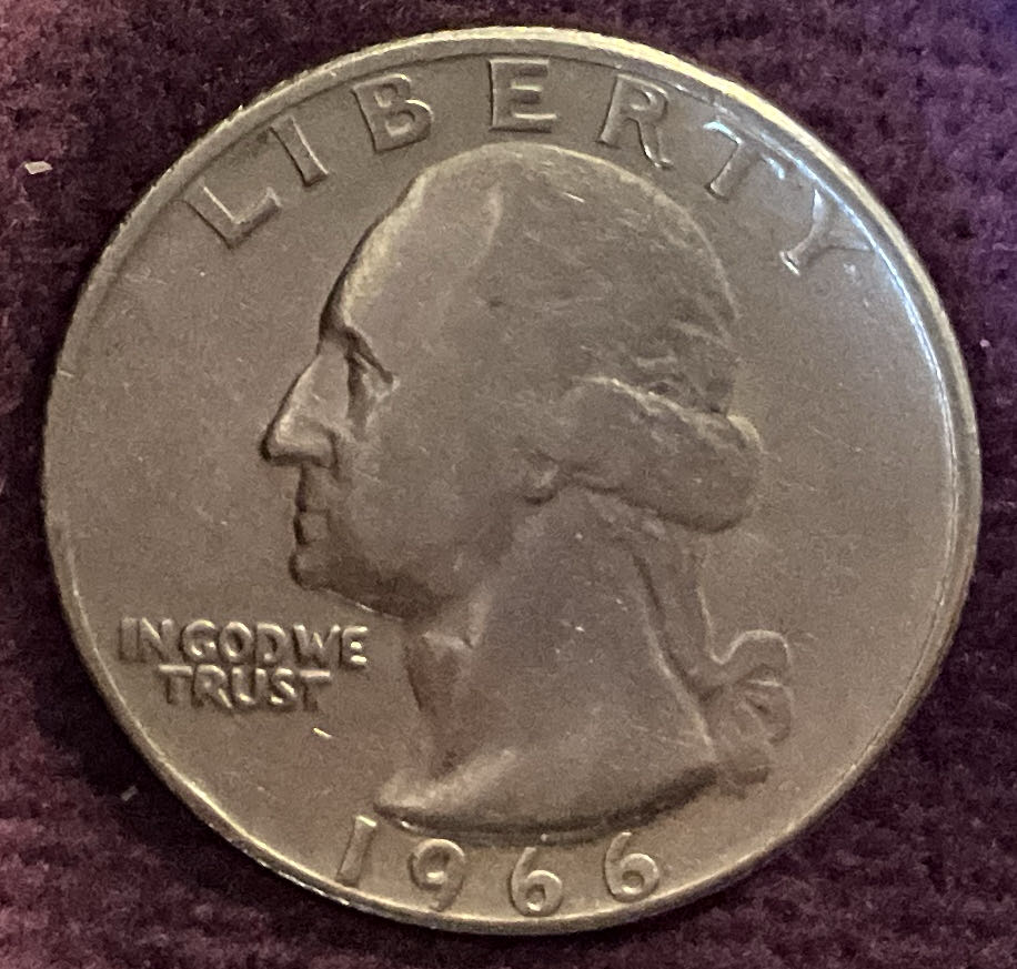 Quarter Washington 1966 18  coin collectible - Main Image 3
