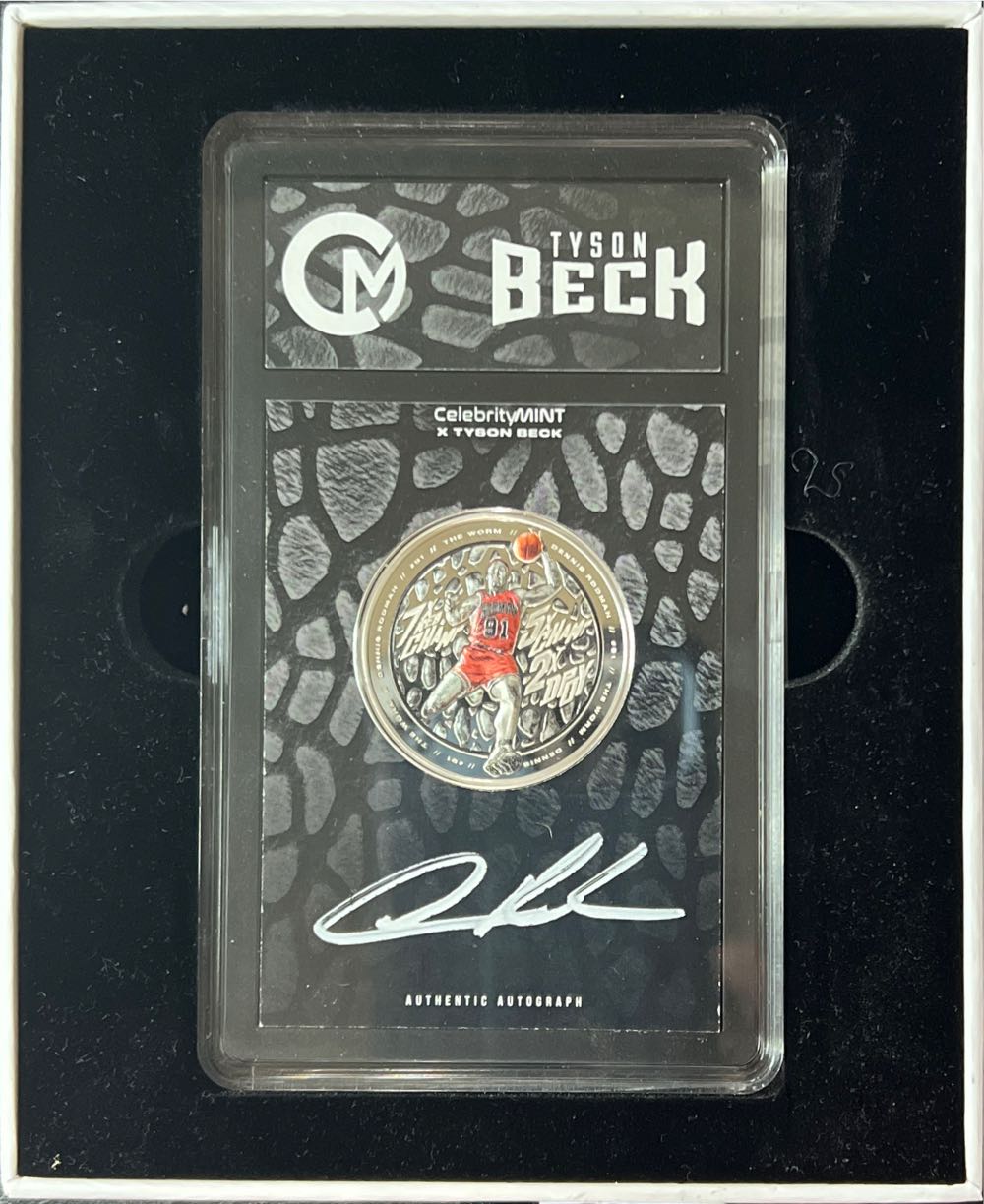2025 Cook Islands Dennis Rodman x Tyson Beck First Edition 1 oz Silver Coin  coin collectible - Main Image 3