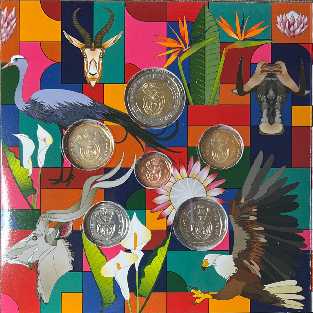 2022 South Africa 6 Coin Mint Set  coin collectible - Main Image 3