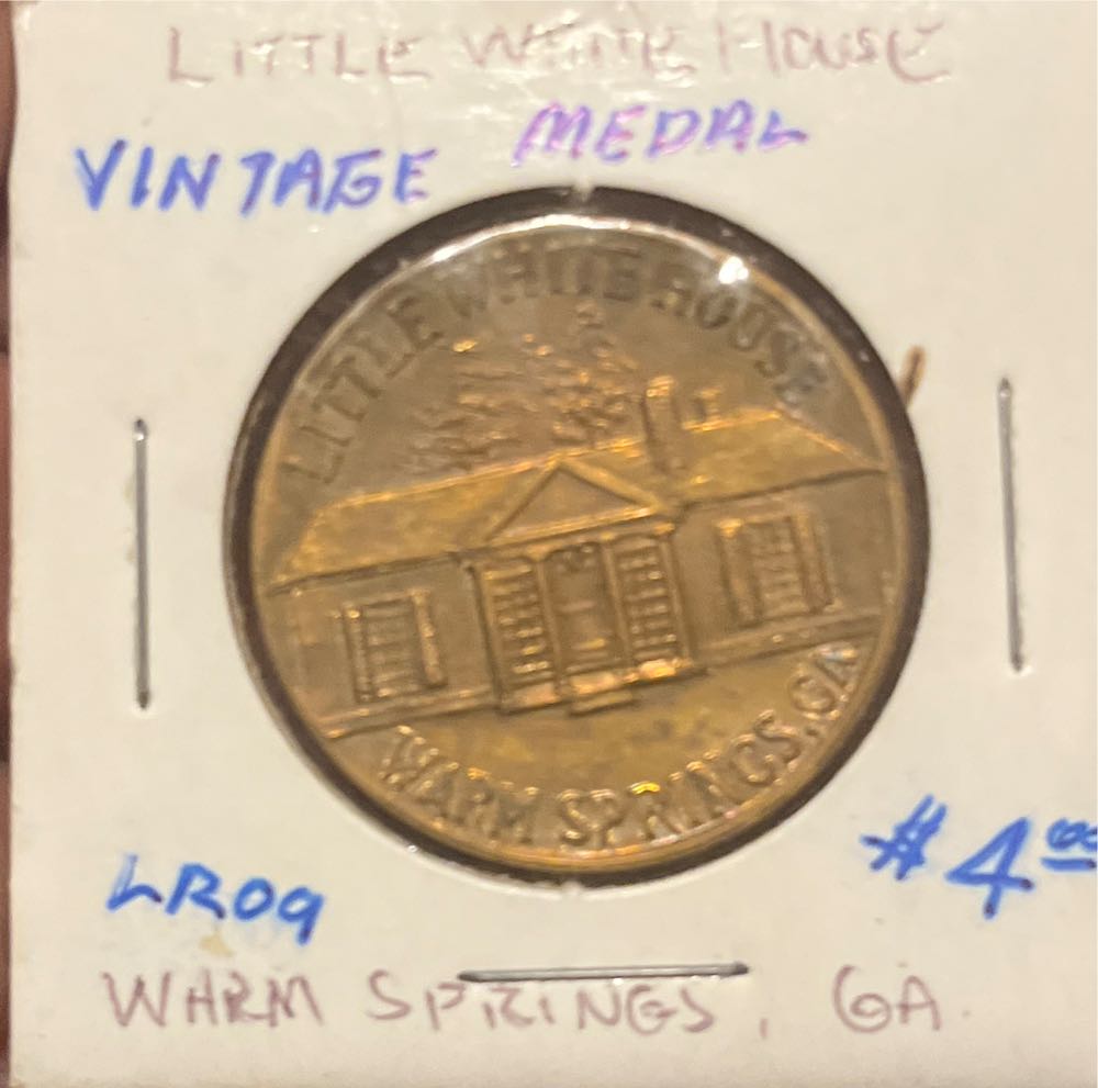 Franklin D. Roosevelt Little White House Warm Springs, Ga Medal  coin collectible - Main Image 2