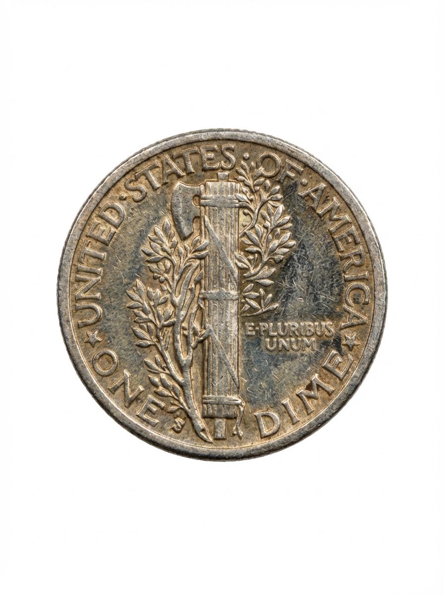 Winged Liberty Head (Mercury) Dime  coin collectible - Main Image 2