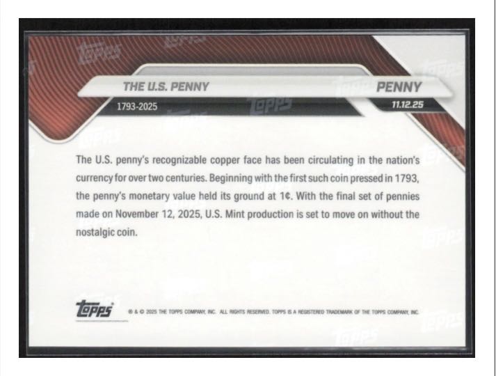 Lincoln Shield Penny Card  coin collectible - Main Image 2