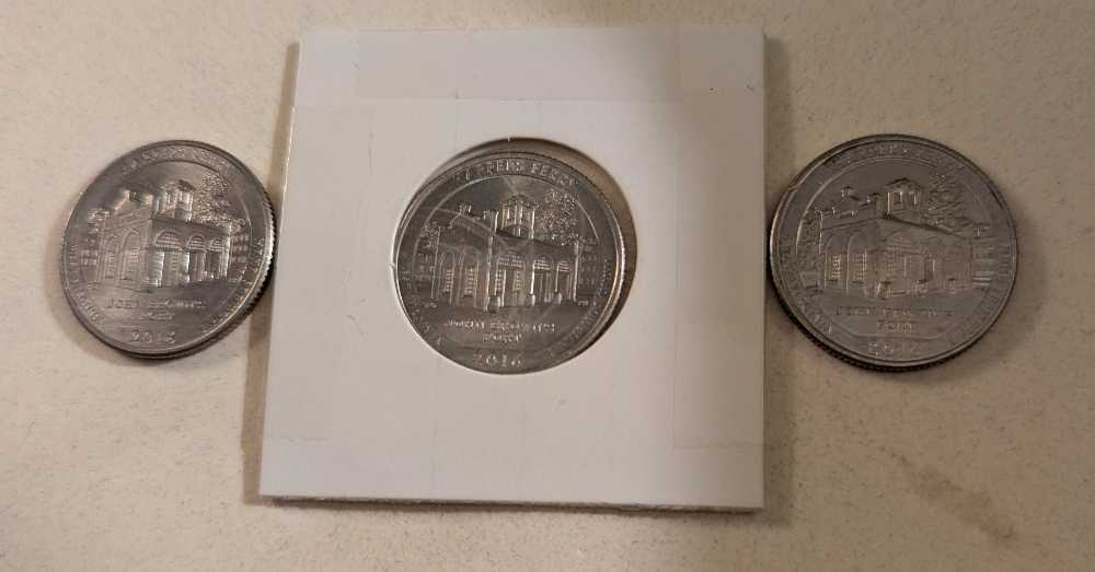 2016P  Washington Quarter Harper’s Ferry Error Coins #158  coin collectible - Main Image 2