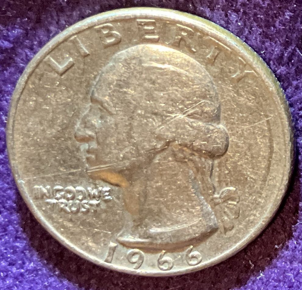 Quarter Washington 1966 23  coin collectible - Main Image 3