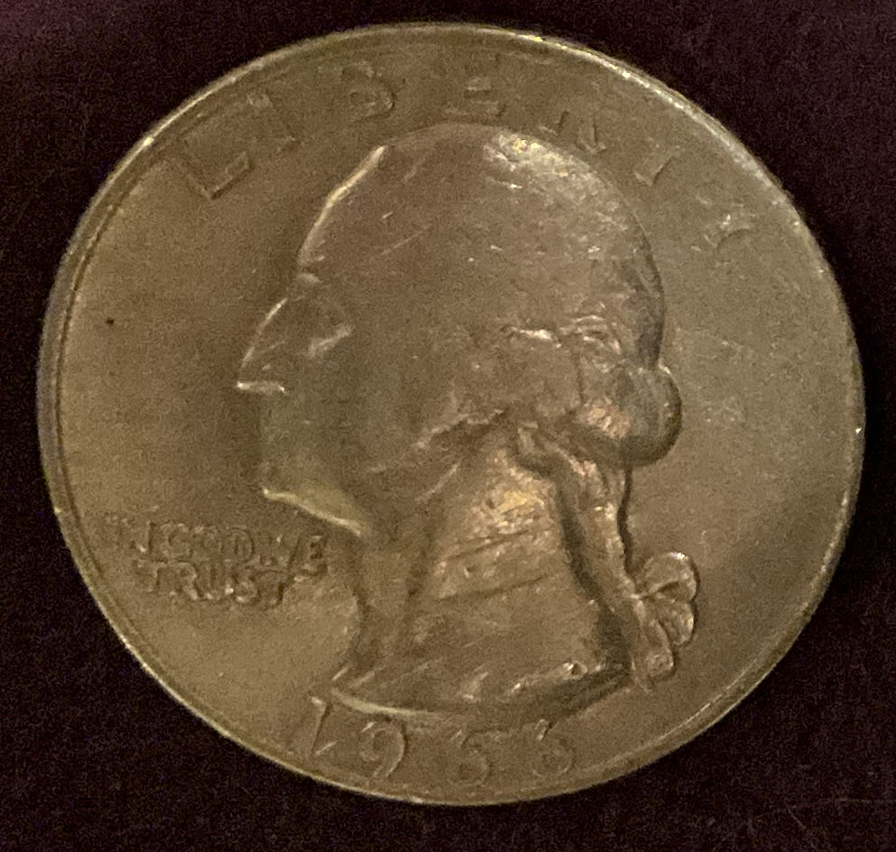 Quarter Washington 1966 24  coin collectible - Main Image 3