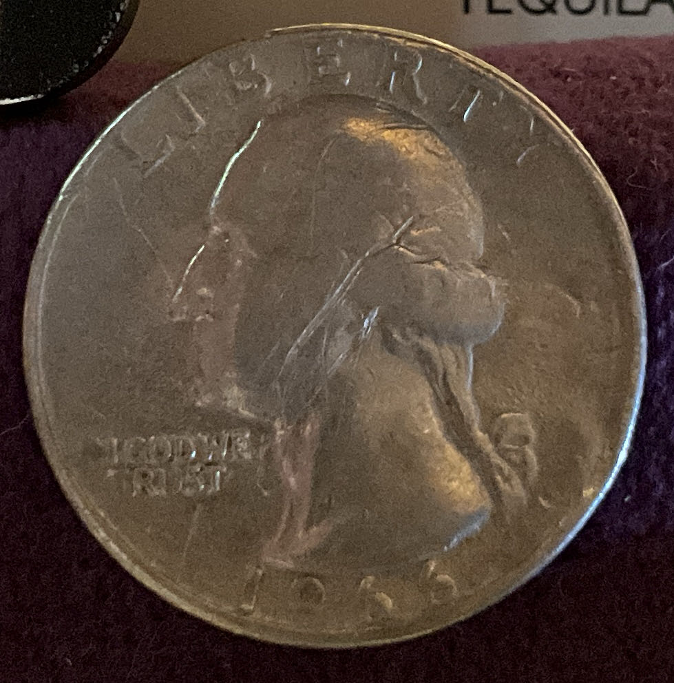 Quarter Washington 1966 25  coin collectible - Main Image 3