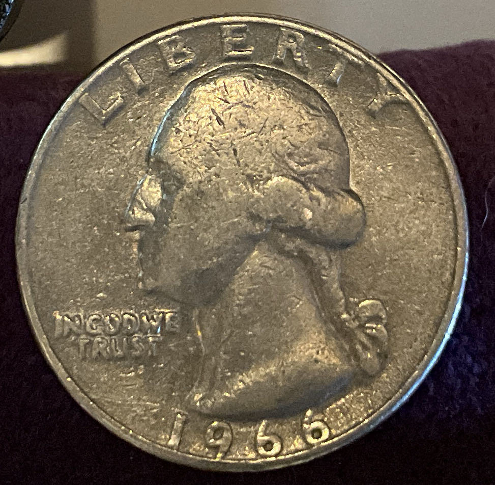 Quarter Washington 1966 26  coin collectible - Main Image 3