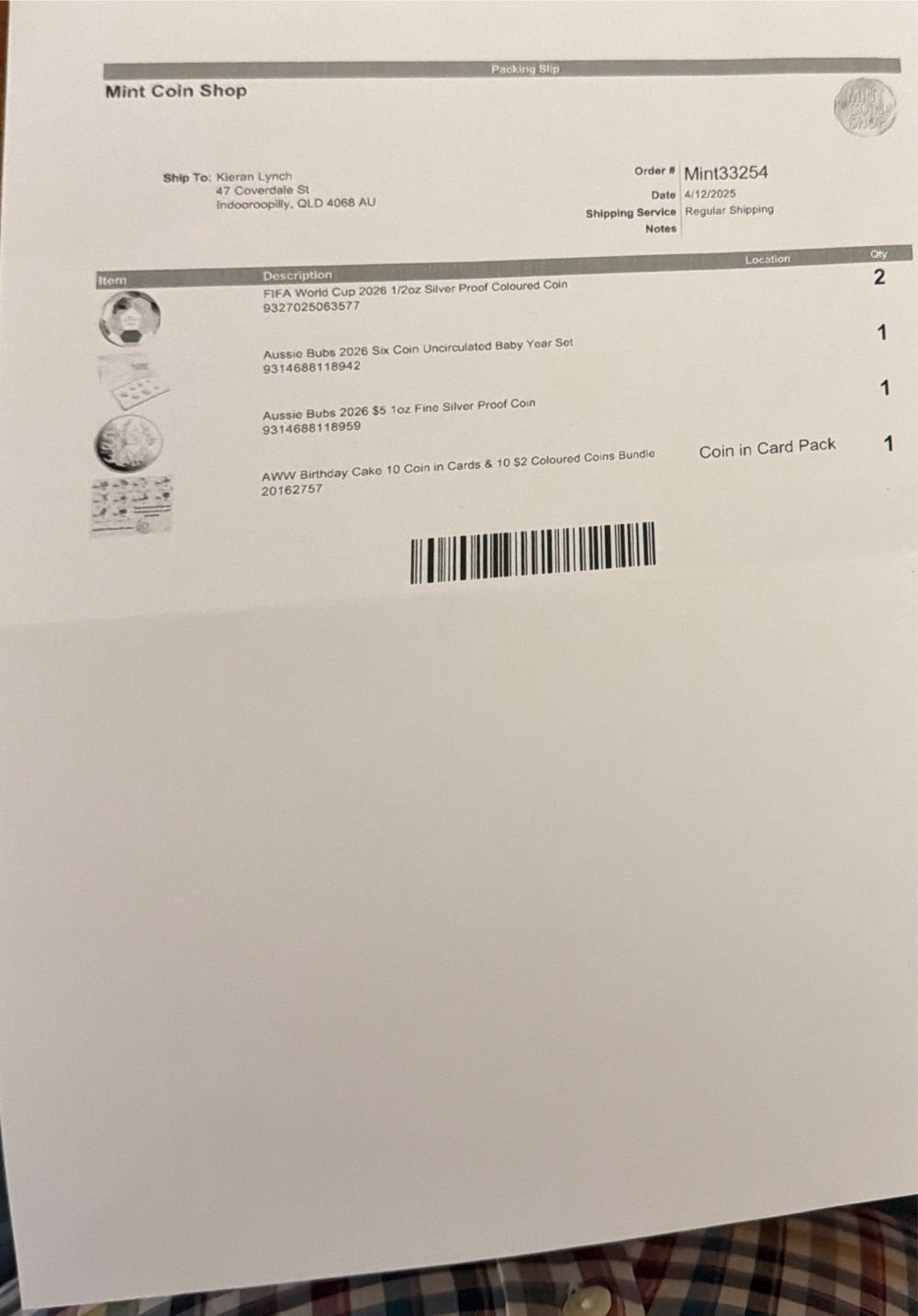 Australia: Baby Uncirculated Set Aussie Bubs With Token  coin collectible [Barcode 9314688118942] - Main Image 2