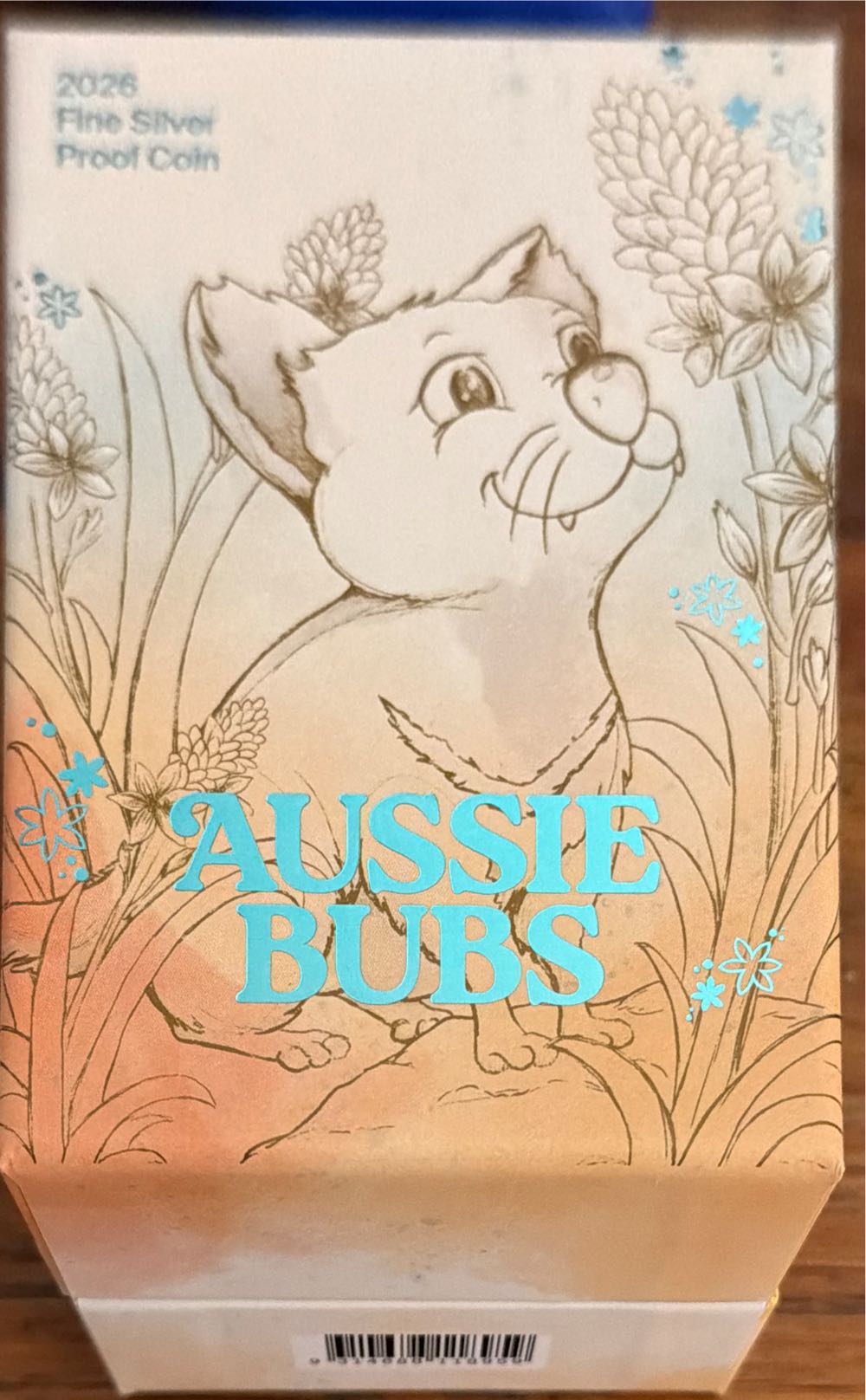 $5 1oz Aussie Bubs $5 Fine Silver Proof 1oz 40mm Aussie Baby $5 Proof  coin collectible [Barcode 9314688118959] - Main Image 2