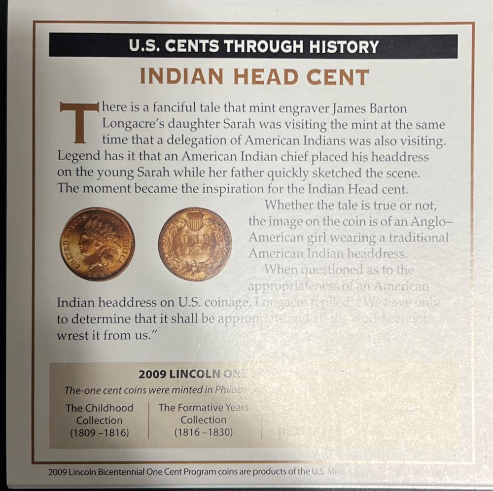 2009 Lincoln One Cent Series, Vol. One, ”The Childhood Collection”  coin collectible - Main Image 3