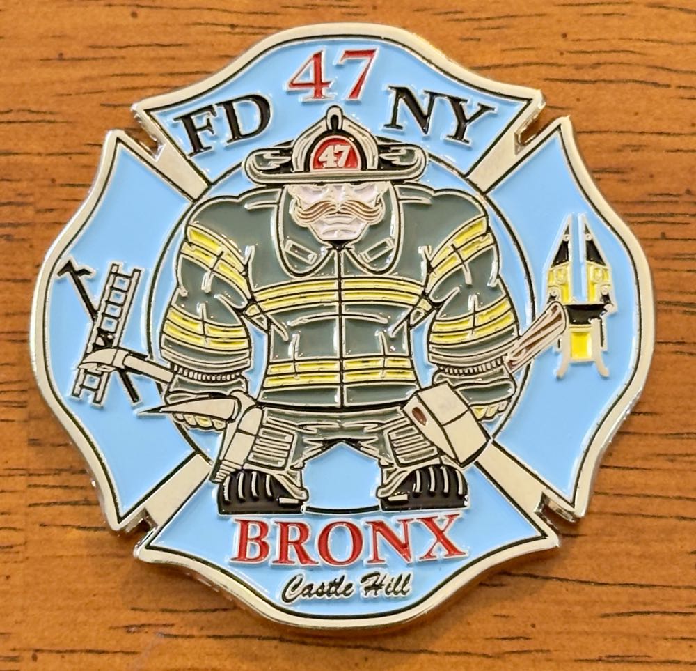 FDNY E64 / L47  coin collectible - Main Image 2