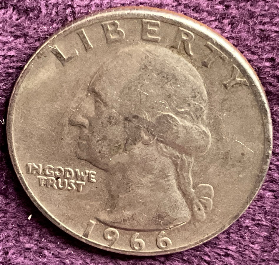Quarter Washington 1966 29  coin collectible - Main Image 3