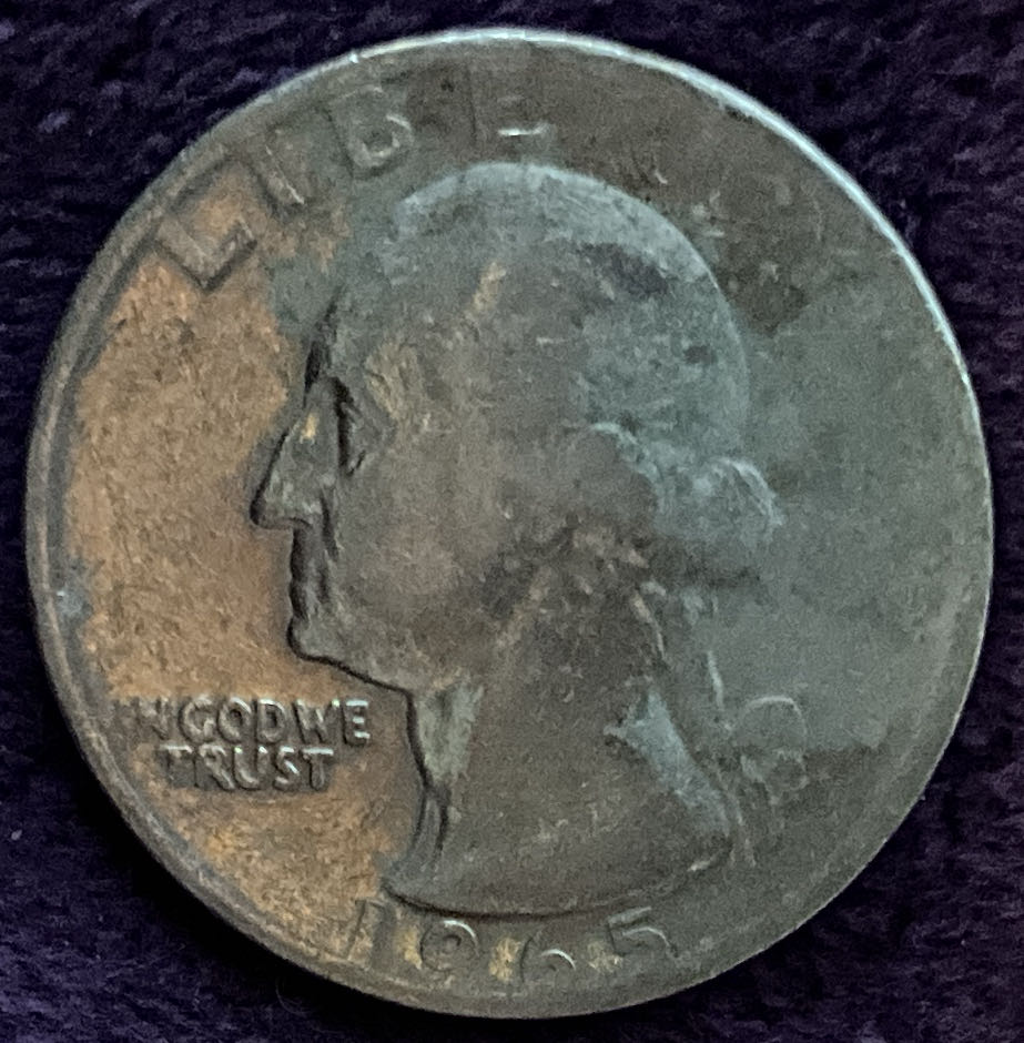 Quarter Washington 1965 69  coin collectible - Main Image 3