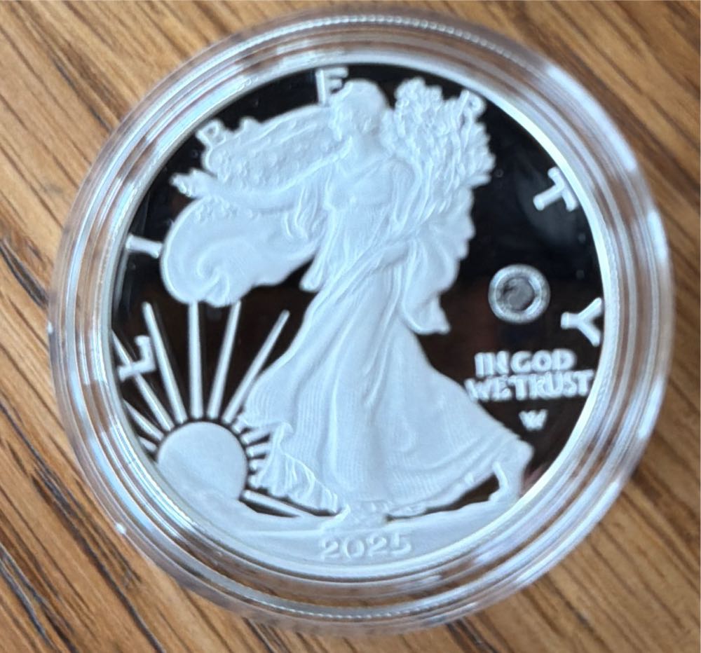 2025 W American Silver Eagle One Ounce Silver Proof 250th Anniversary United States Marine Corps  coin collectible [Barcode 704786671354] - Main Image 2