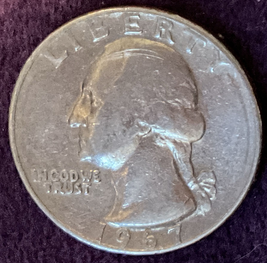Quarter Washington 1967 2  coin collectible - Main Image 3