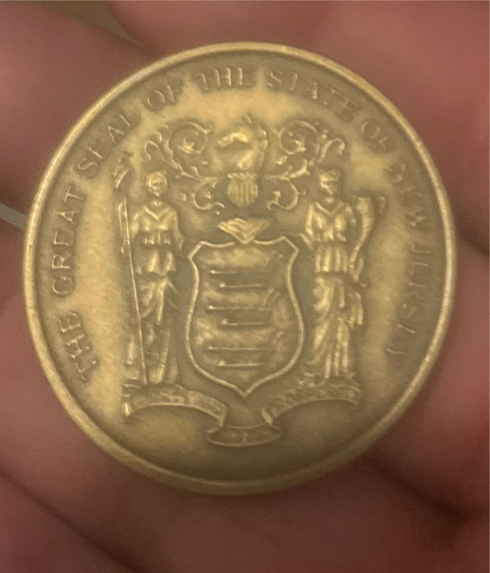 1976 New Jersey Revolutions Crossroads Medal  coin collectible - Main Image 2