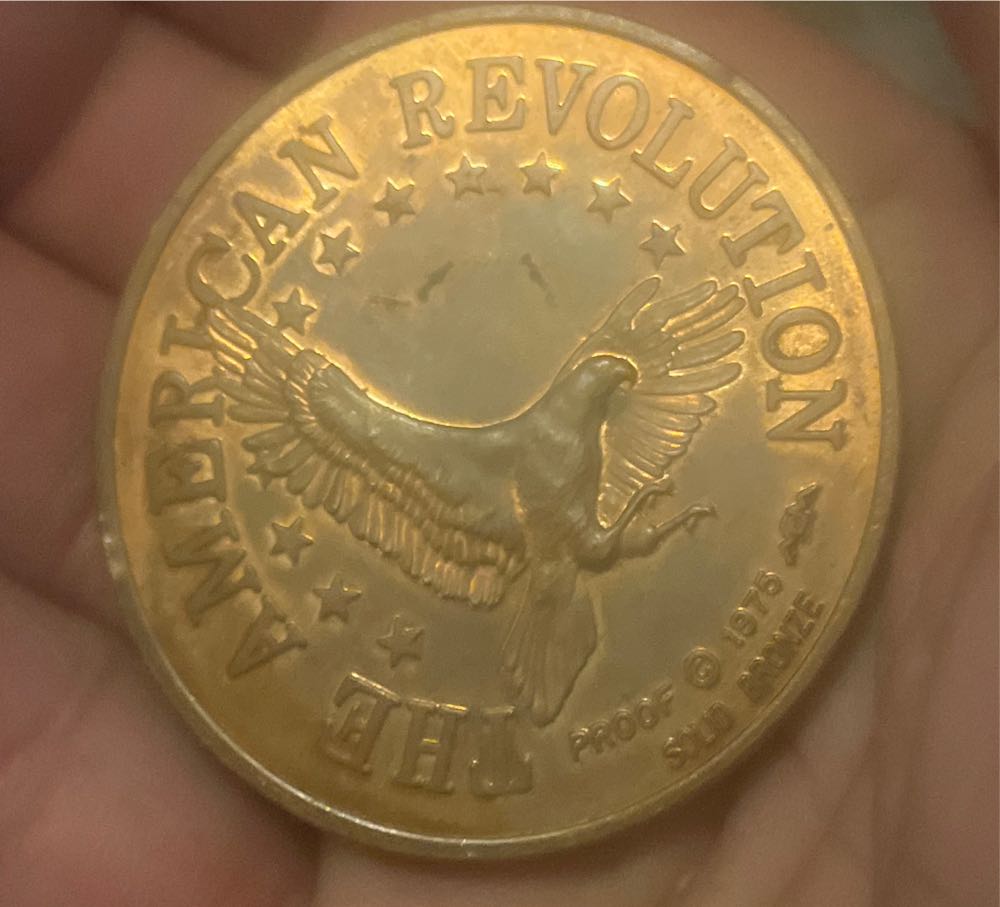 Washington Lands At Trenton December 25th 1776 Ametican Revolution  Commemorative Medal  coin collectible - Main Image 2