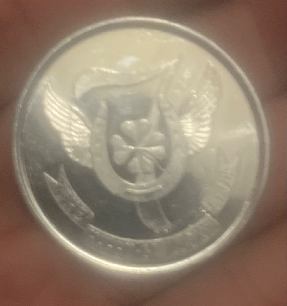 1967 Mardi Gras The Happy 30 Lucky Club Token  coin collectible - Main Image 2