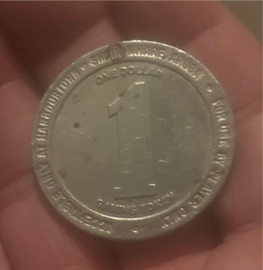 Harbour Town Swain Wharf, Aruba $1 Gaming Token  coin collectible - Main Image 2