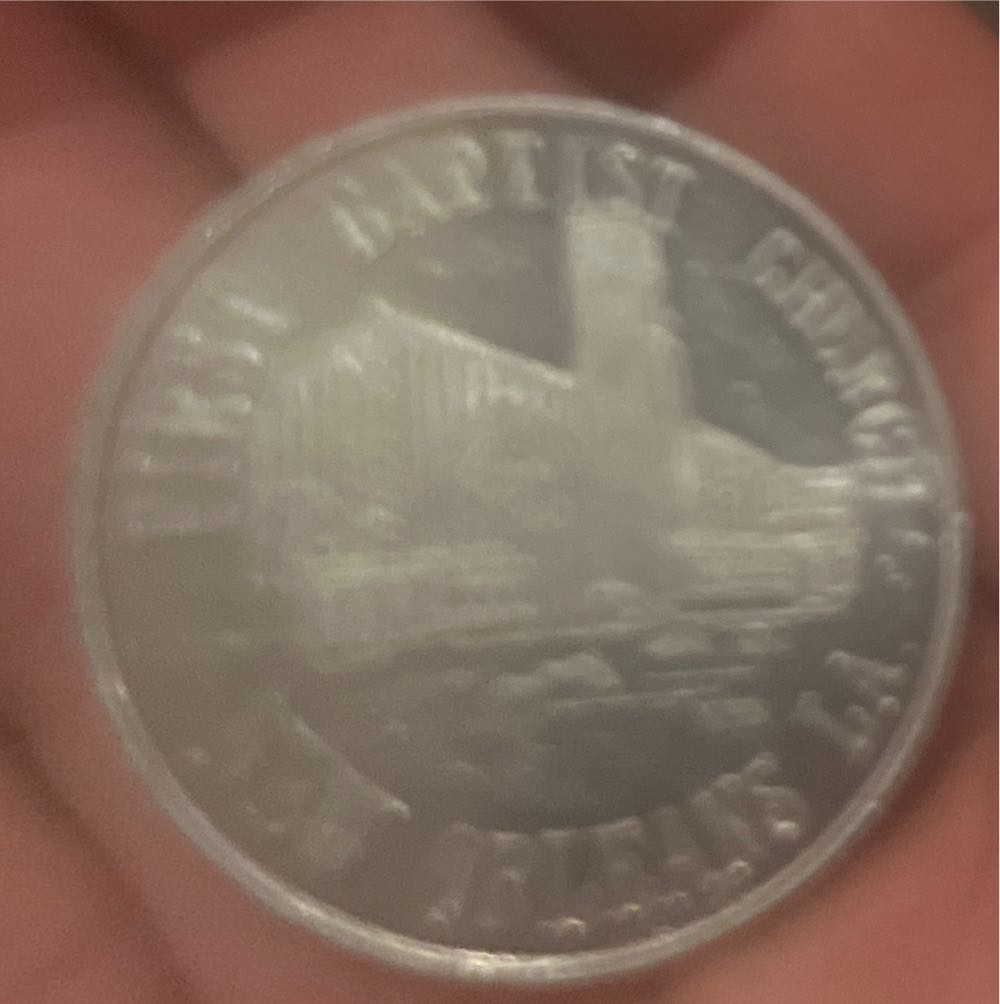Silver Anniversary 1962-1987 First Baptist Church, New Orleans, Louisiana J.D. Grey Pastor Token  coin collectible - Main Image 2