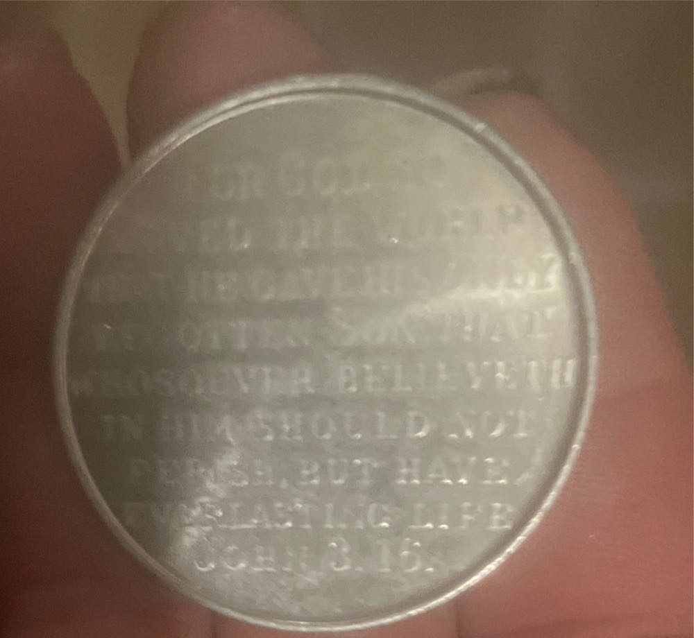 Our Father Who Art In Heaven Token  coin collectible - Main Image 2