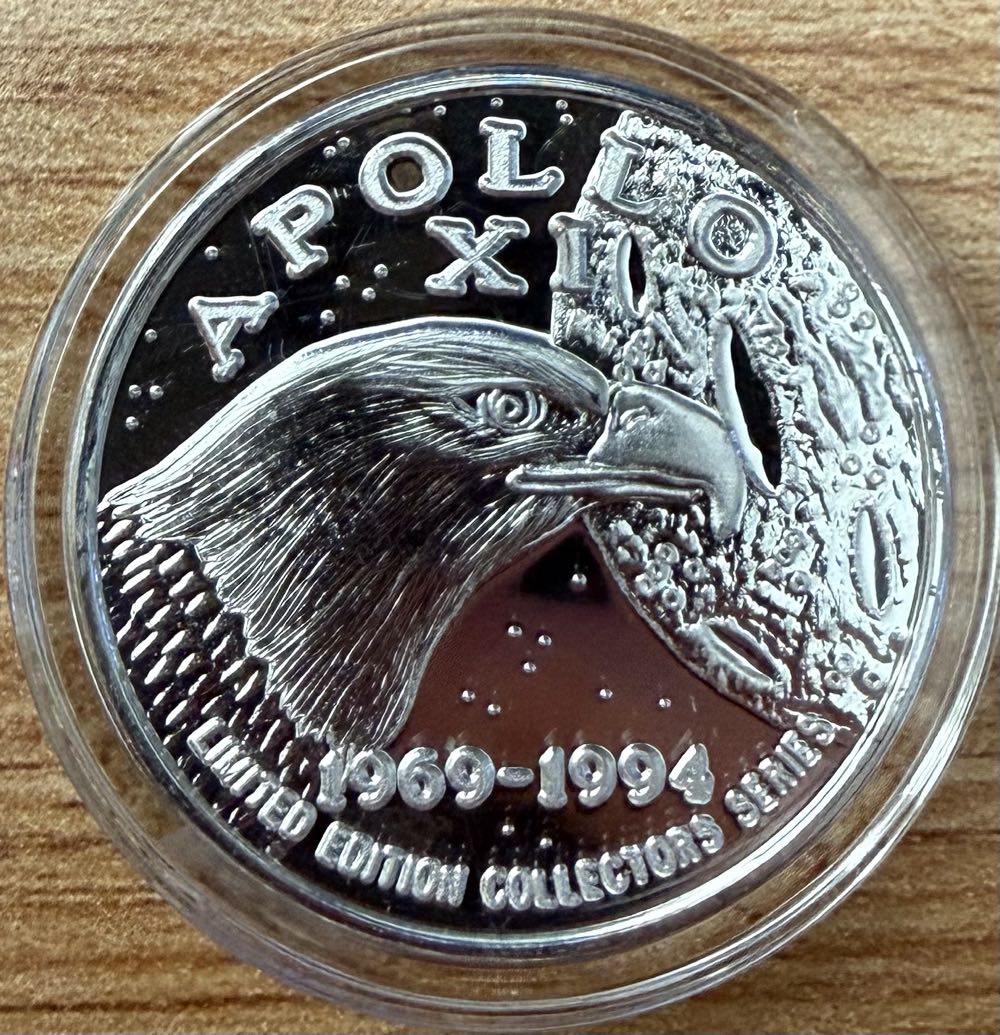Apollo 11 25th Anniversary  coin collectible - Main Image 2