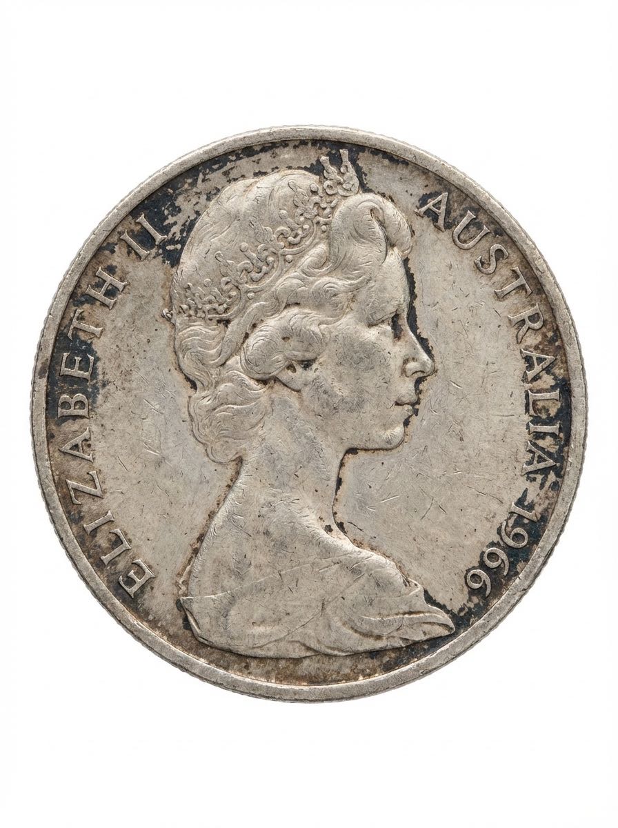 Round 50 Cents (Elizabeth II)  coin collectible - Main Image 2