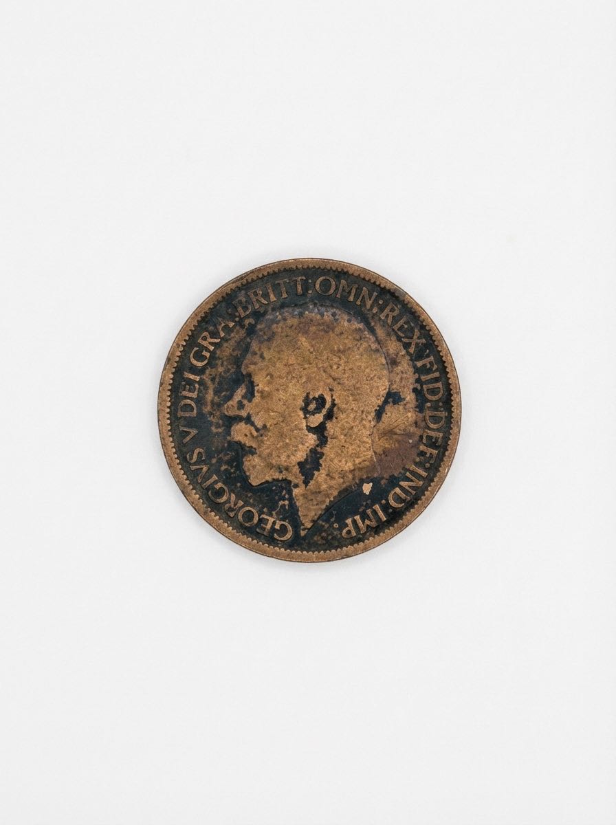 George V obverse legend coin (GEORGIVS V ... IND IMP)  coin collectible - Main Image 2