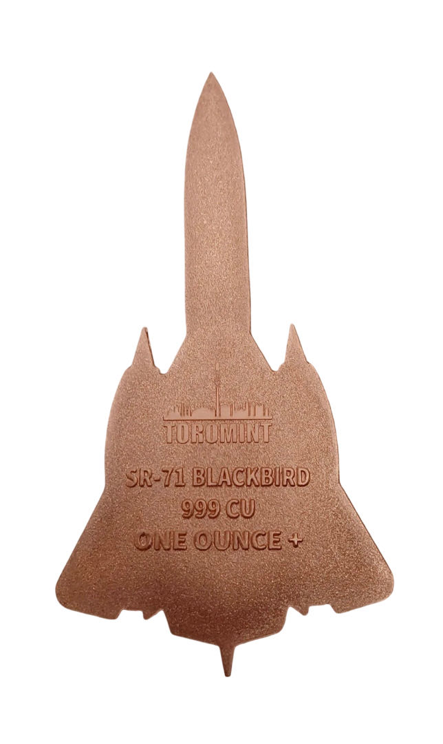 SR-71 Blackbird Copper Medal  coin collectible - Main Image 2